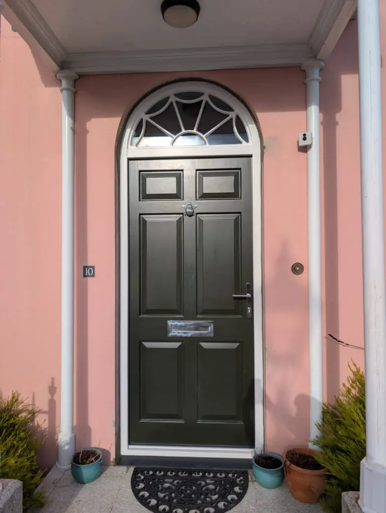 Front Door with Fanlight Feature